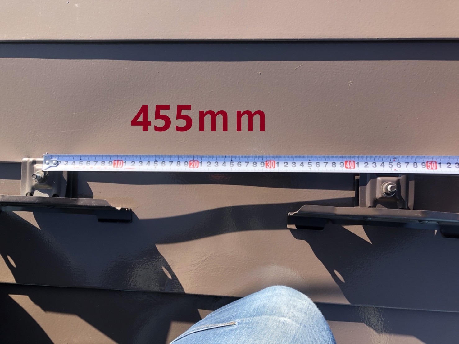 雪止め取り付け間隔