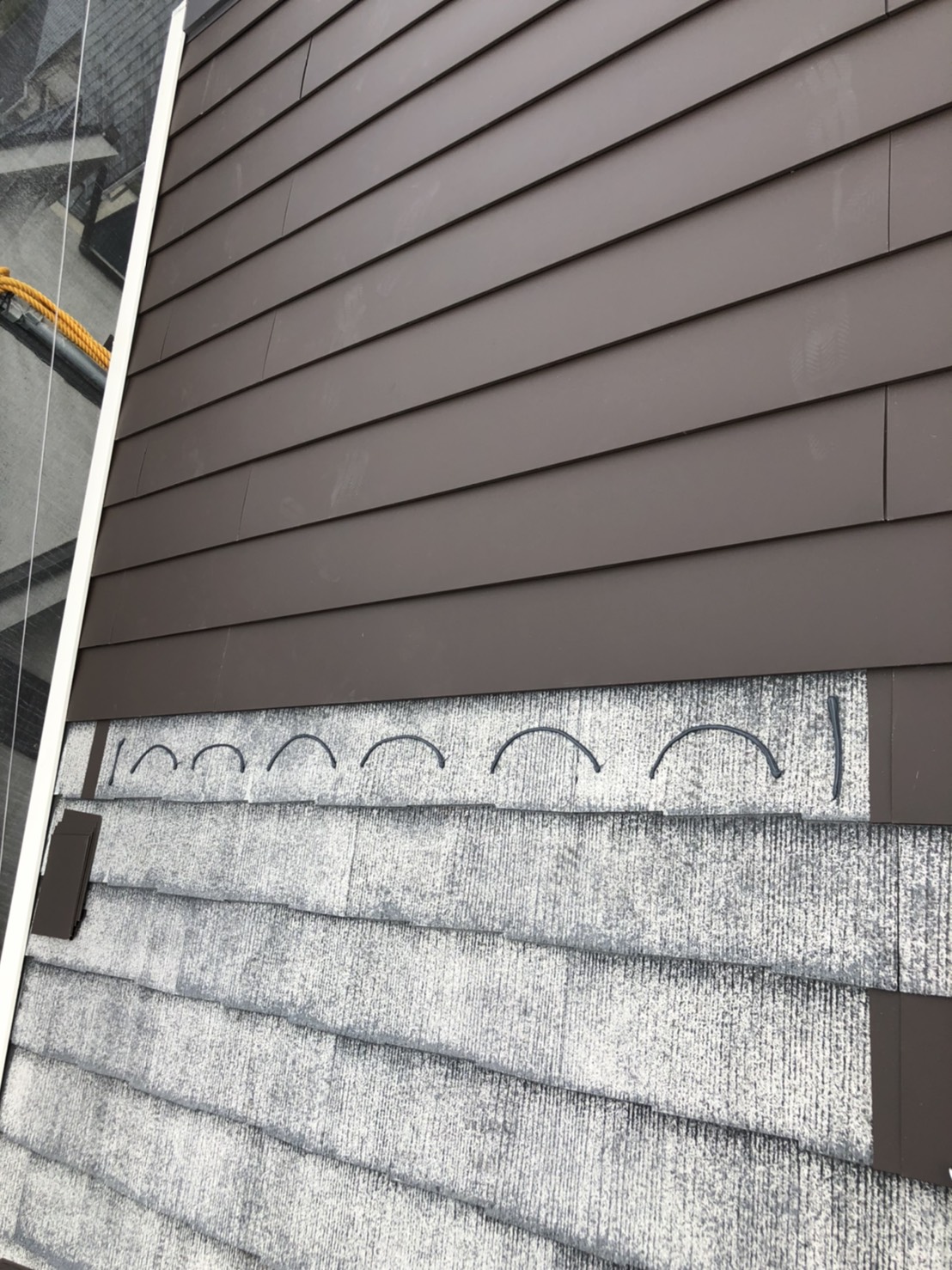 シーガード施工中