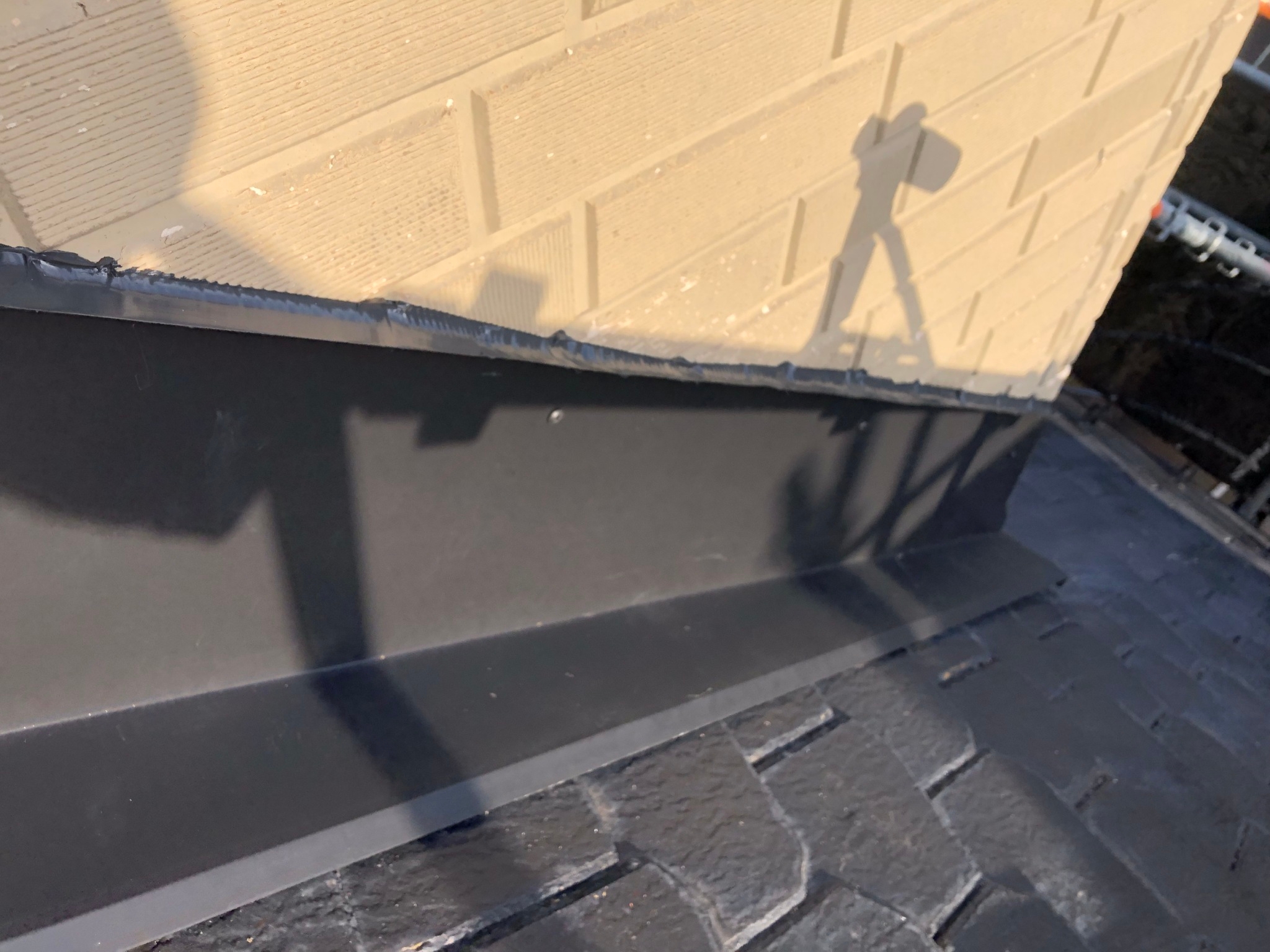 煙突部板金巻き