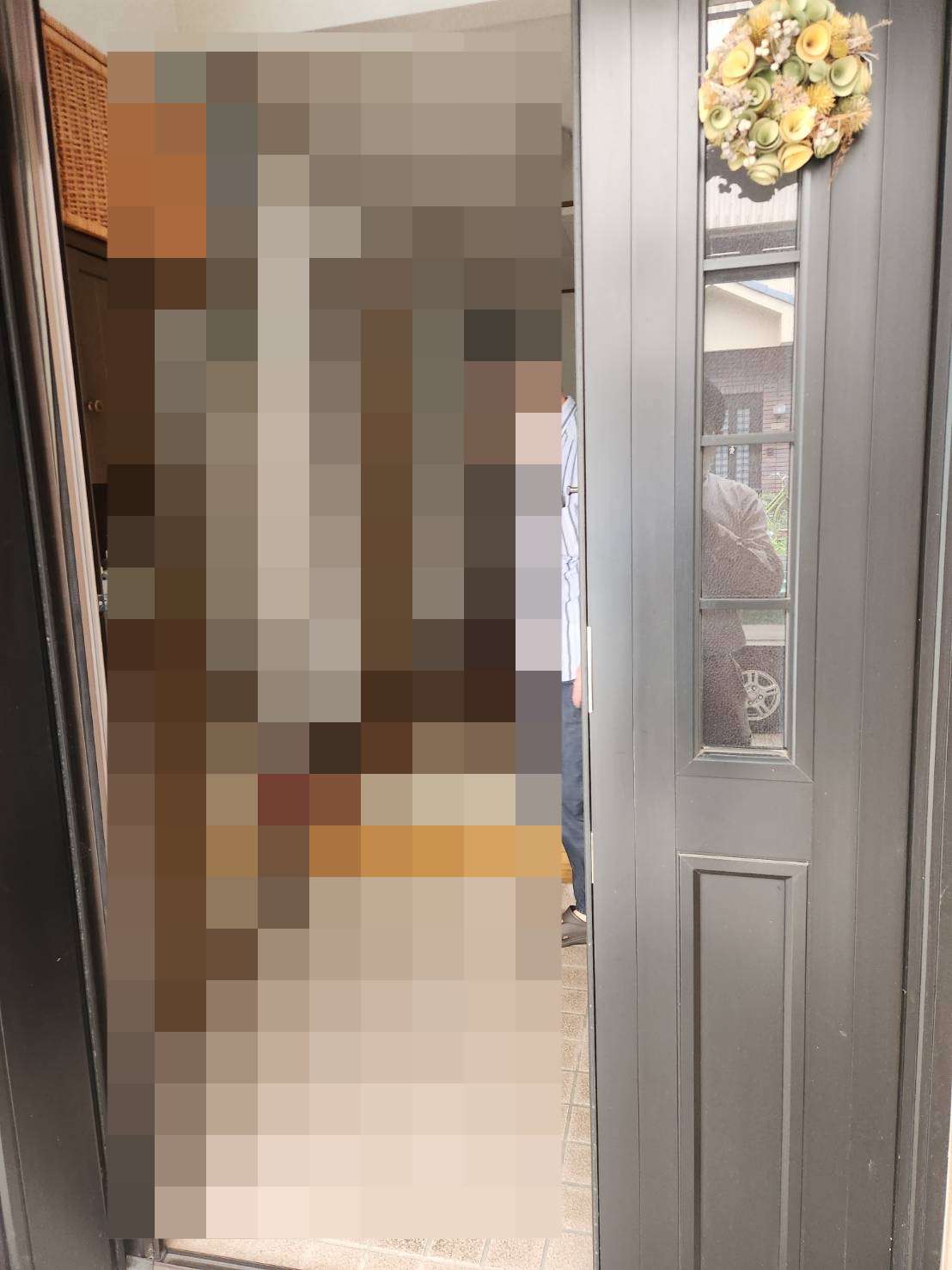 既存のドアを確認します