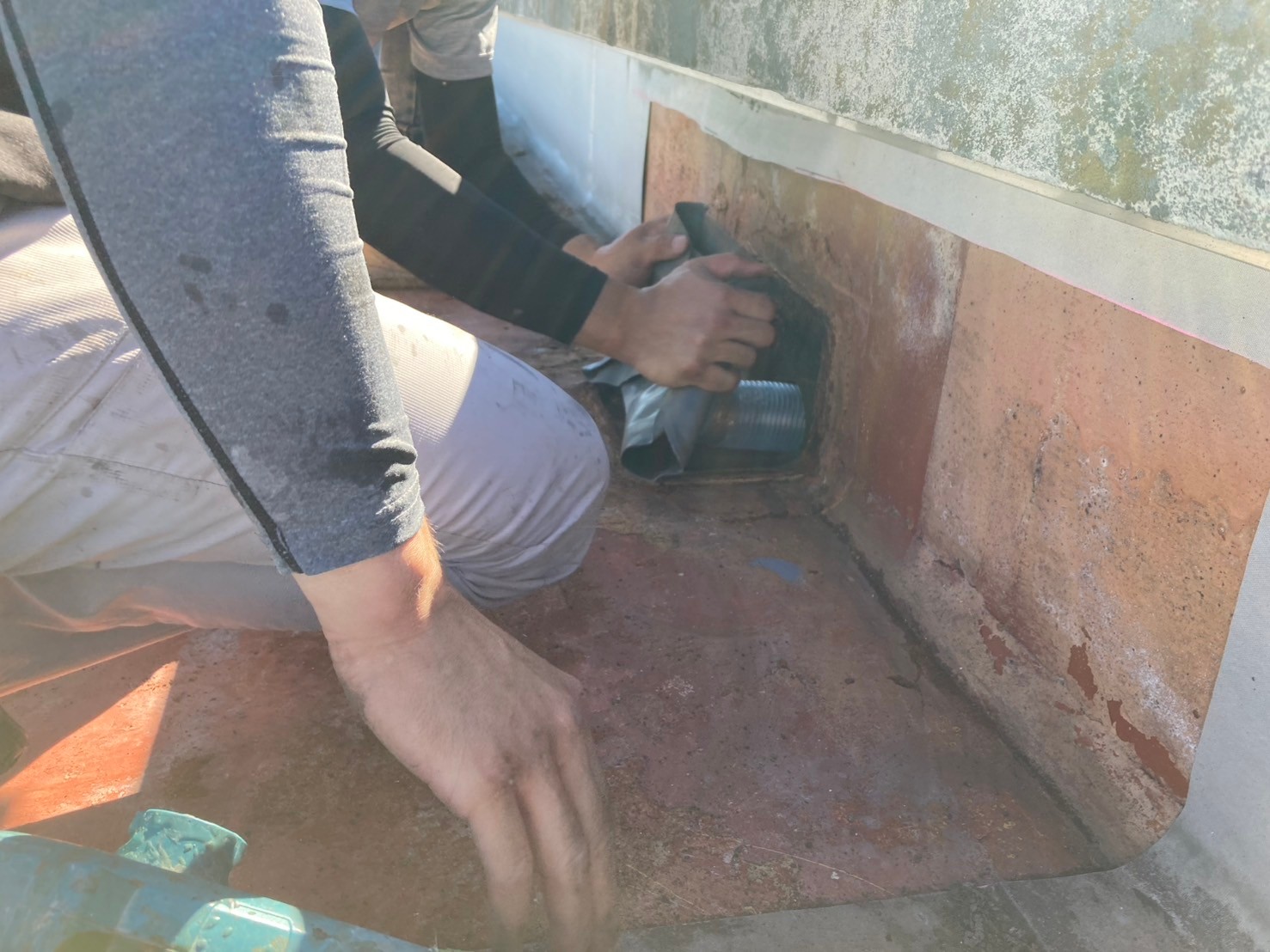 改修用ドレン取付