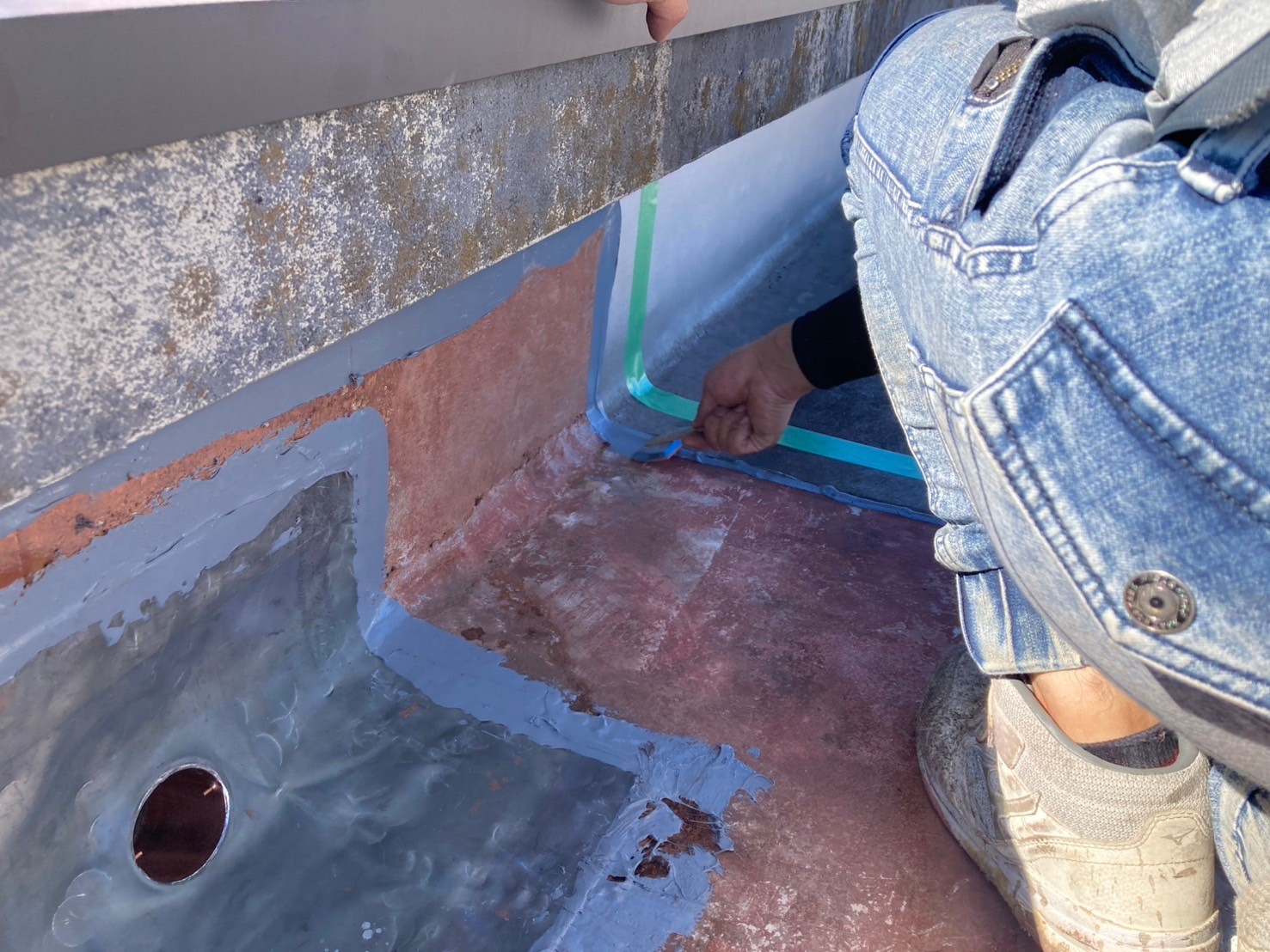 プライマー塗布をします