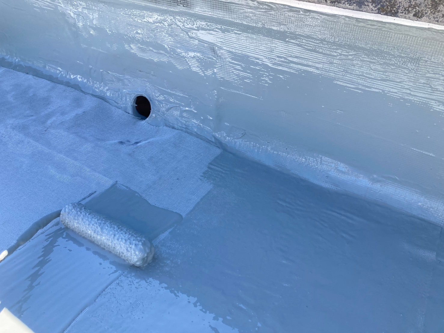 ウレタン樹脂塗料２回目