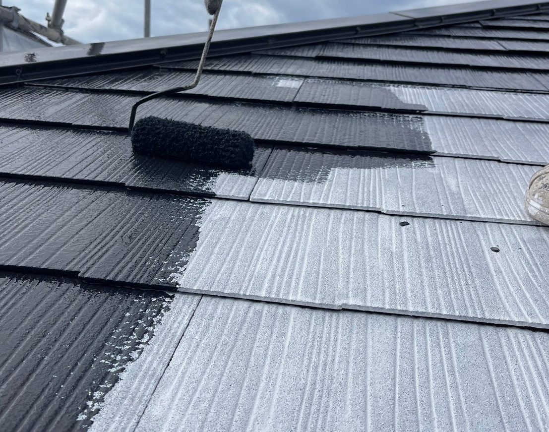 上塗りの工程に入ります