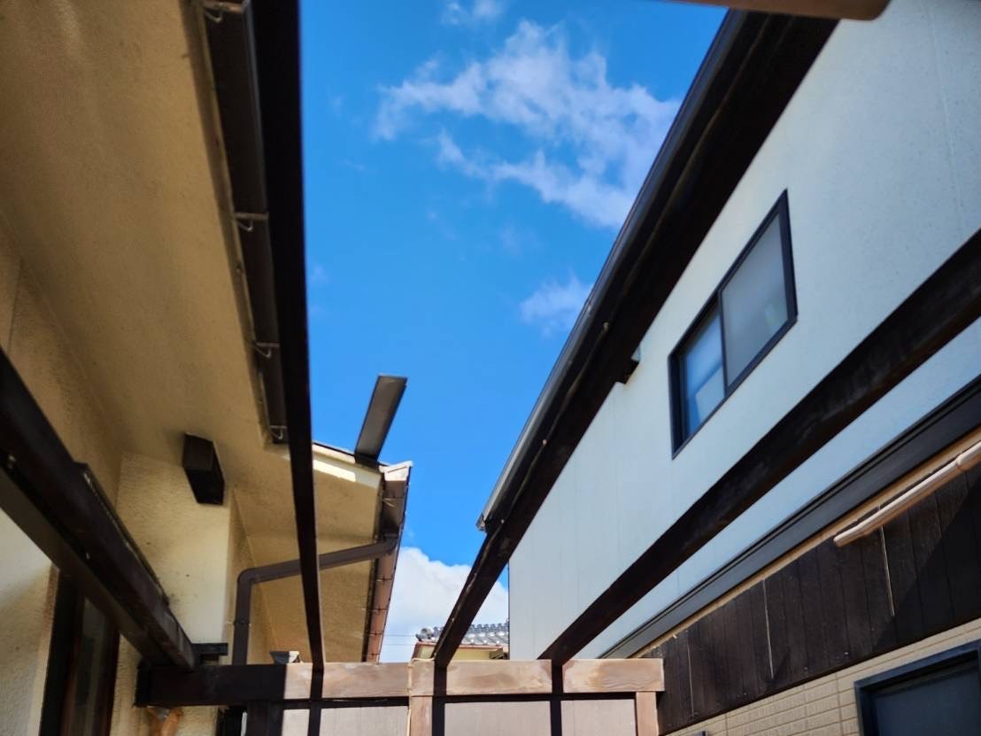 既存波板の撤去