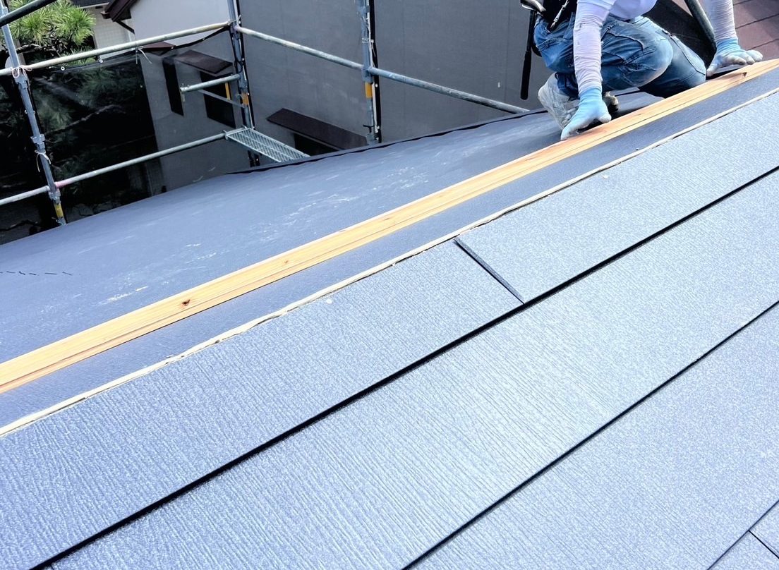 屋根下地の設置