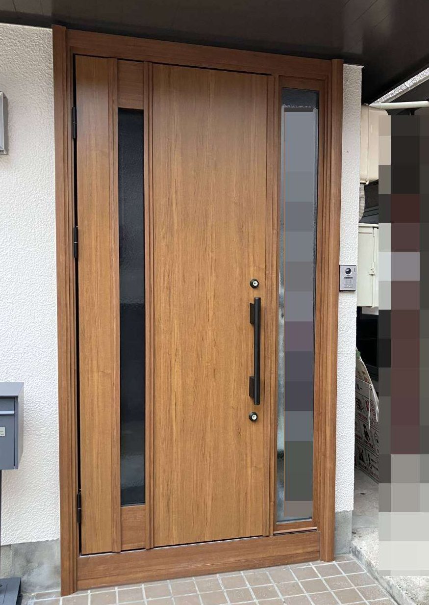 玄関ドア取替工事完成