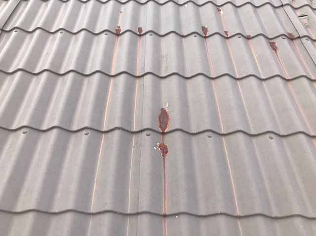 ガルバリウム鋼板　劣化