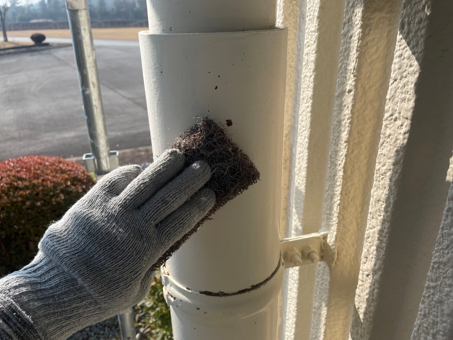 ケレン作業（工事写真1）