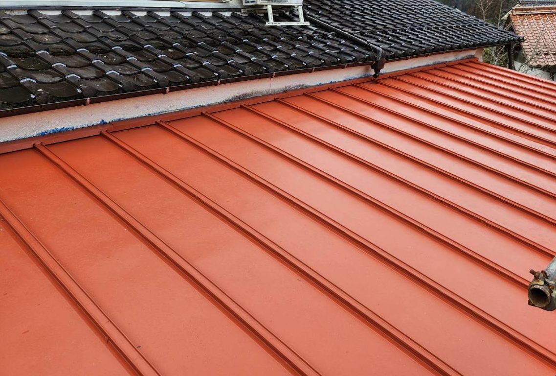 瓦棒屋根塗装前