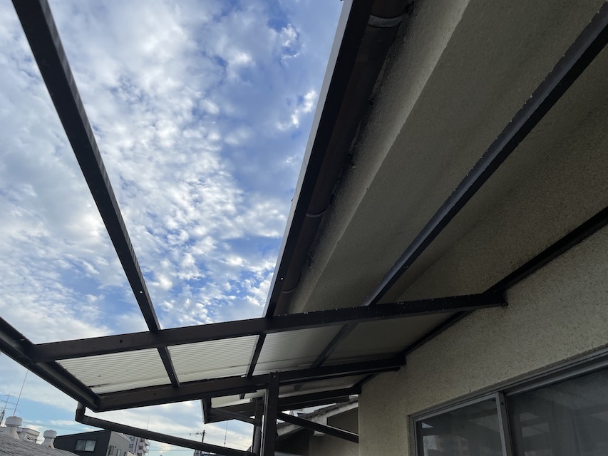 テラス屋根張り替え