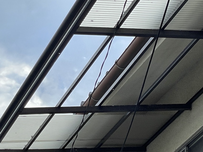 テラス屋根張り替え