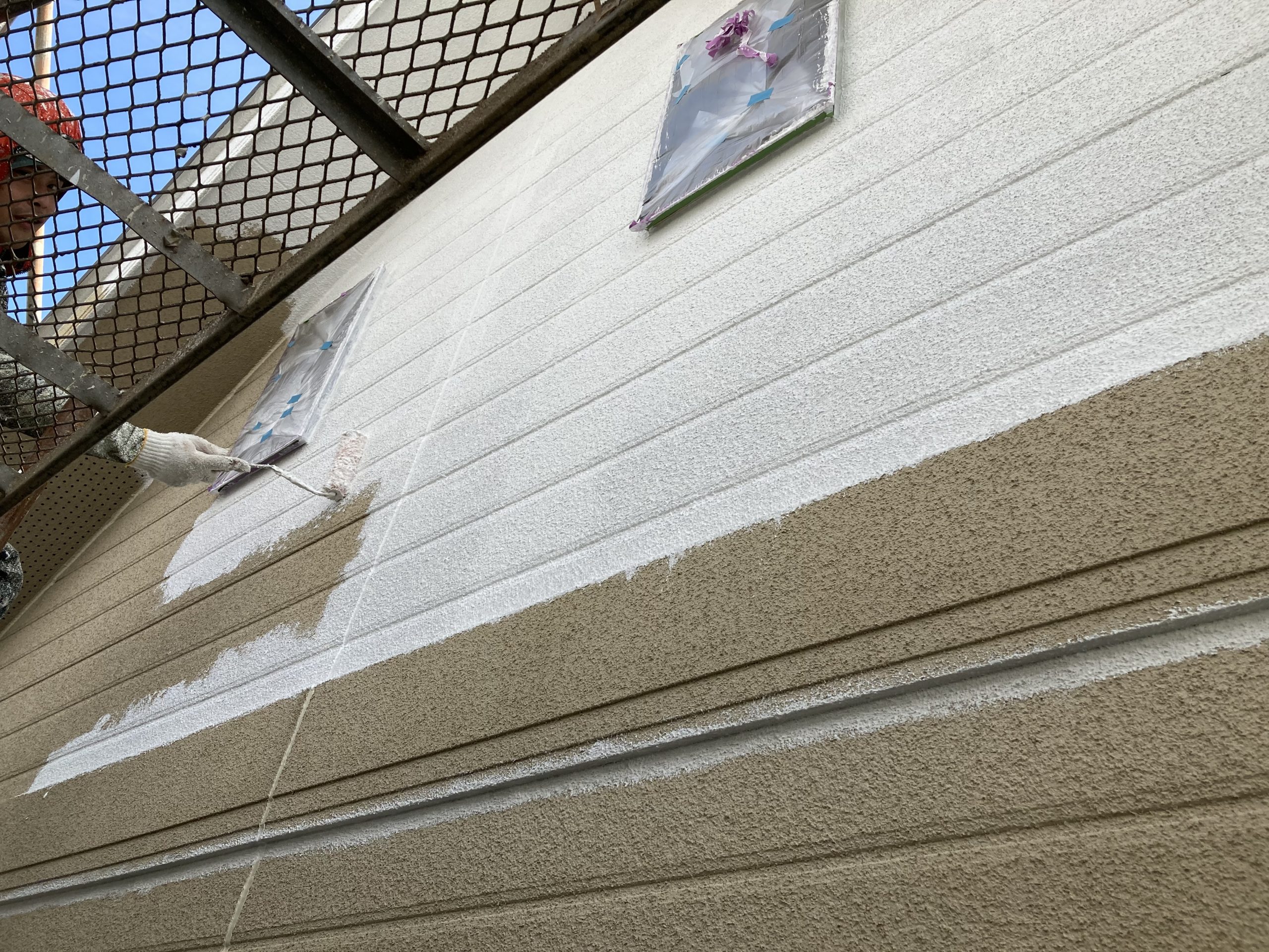 下塗りの工程です