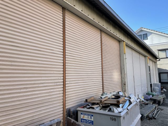 シャッター水切り劣化