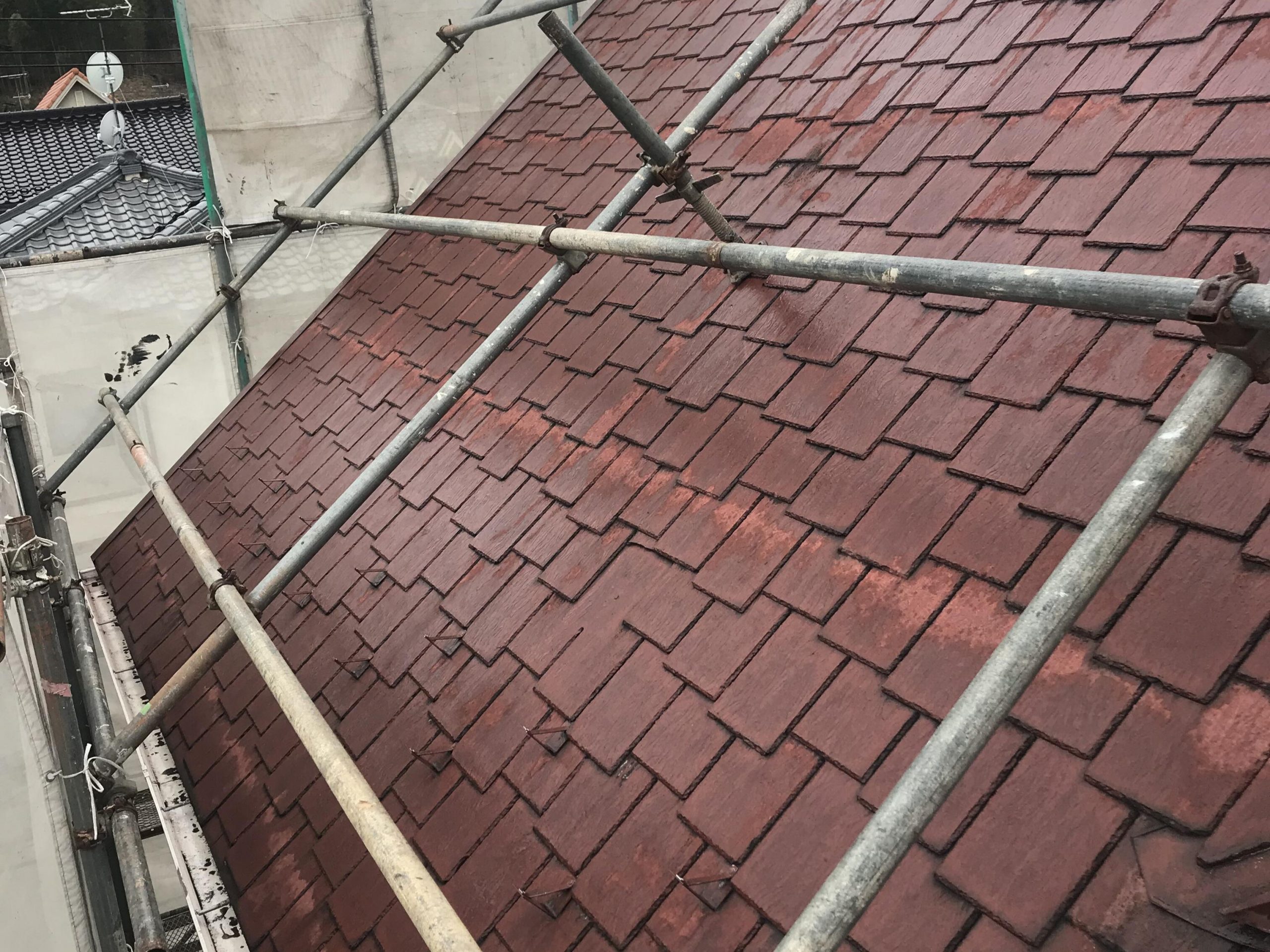 高圧洗浄後です