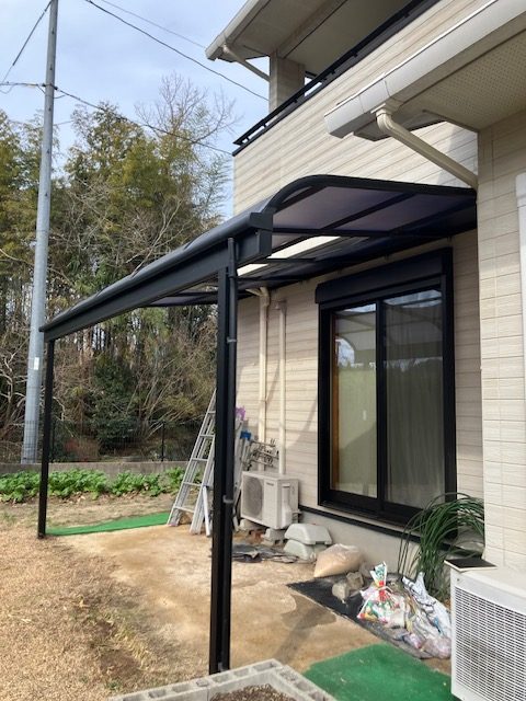 テラス屋根破損