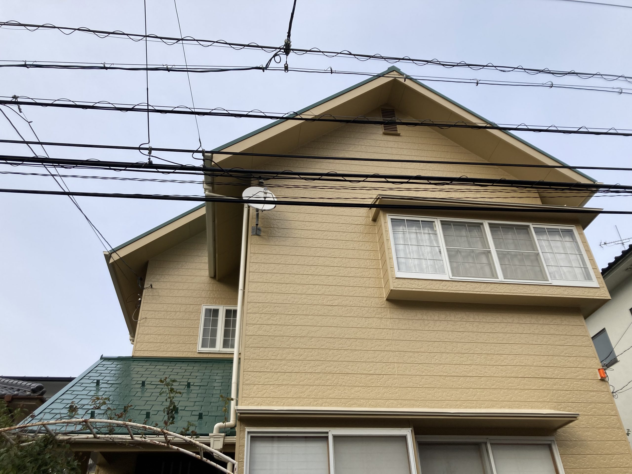 外壁塗装が完了しました