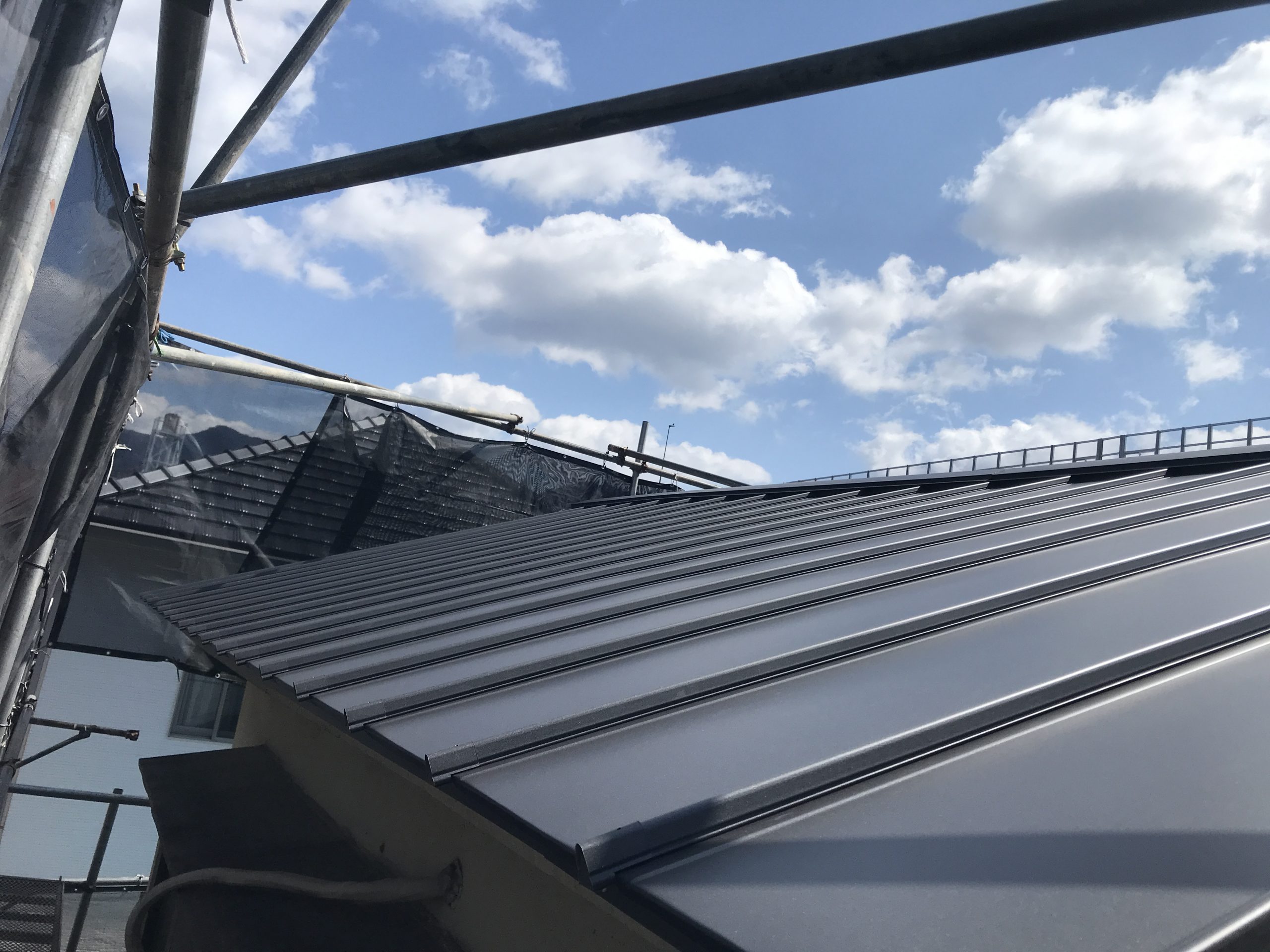 立平葺きの施工