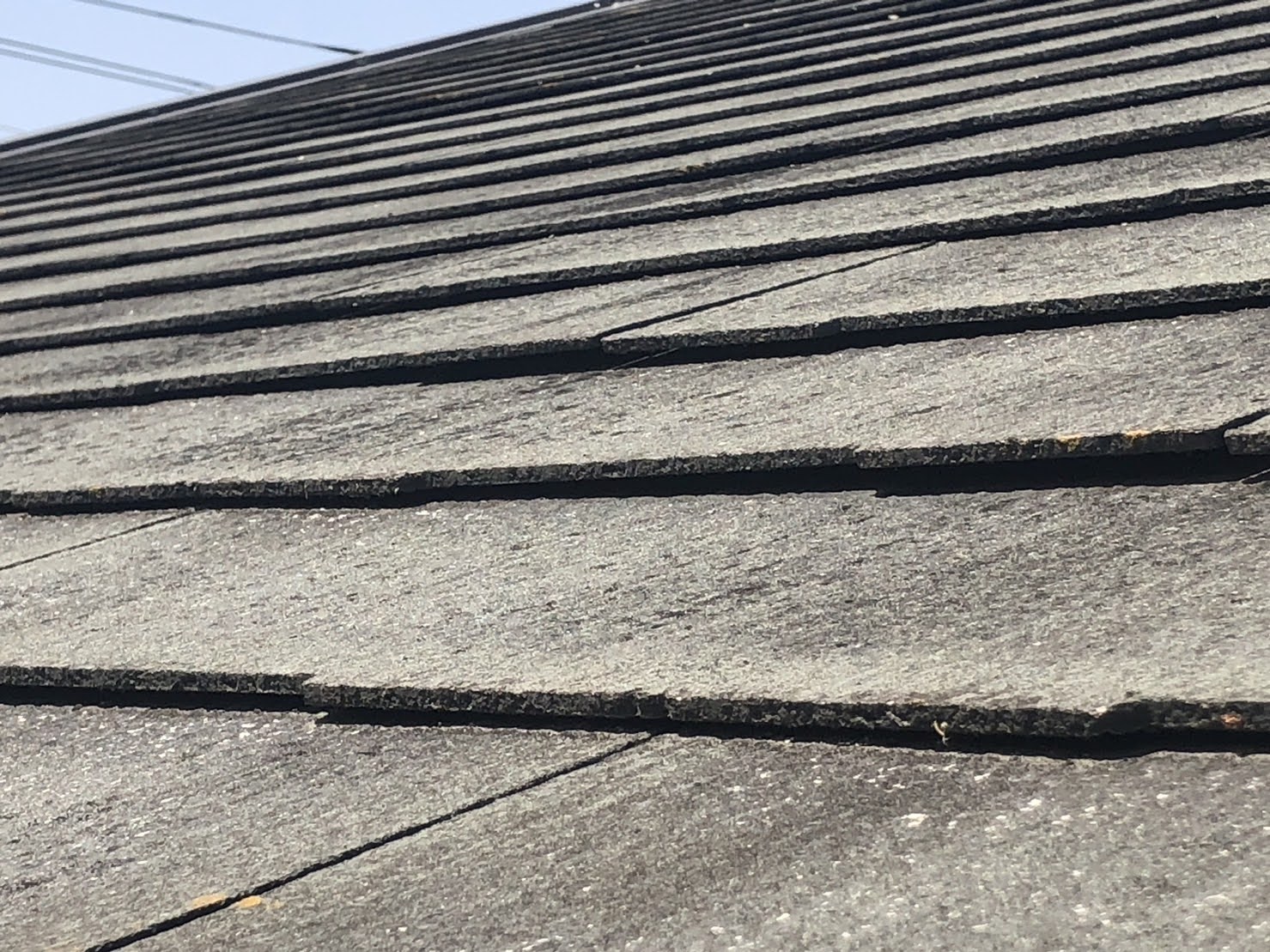 工事前の屋根の状態