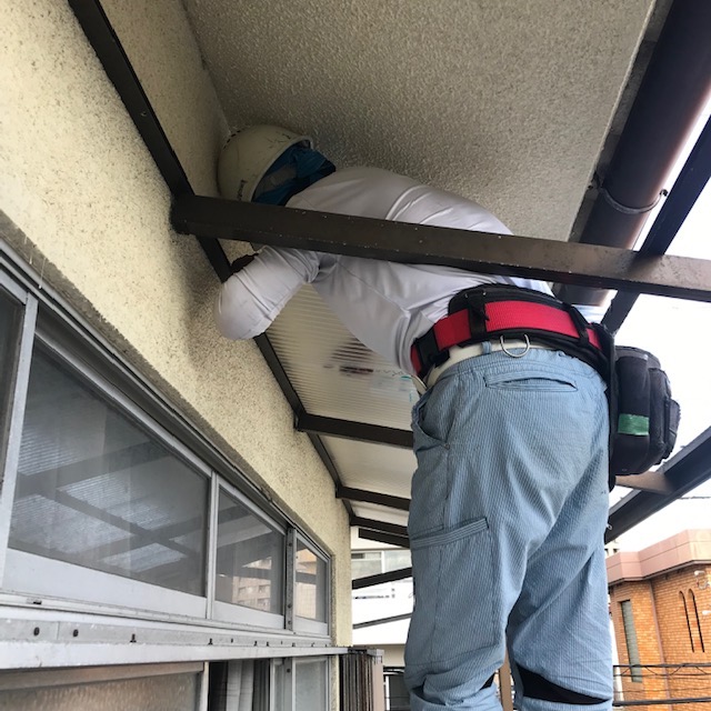 波板張り替え工事