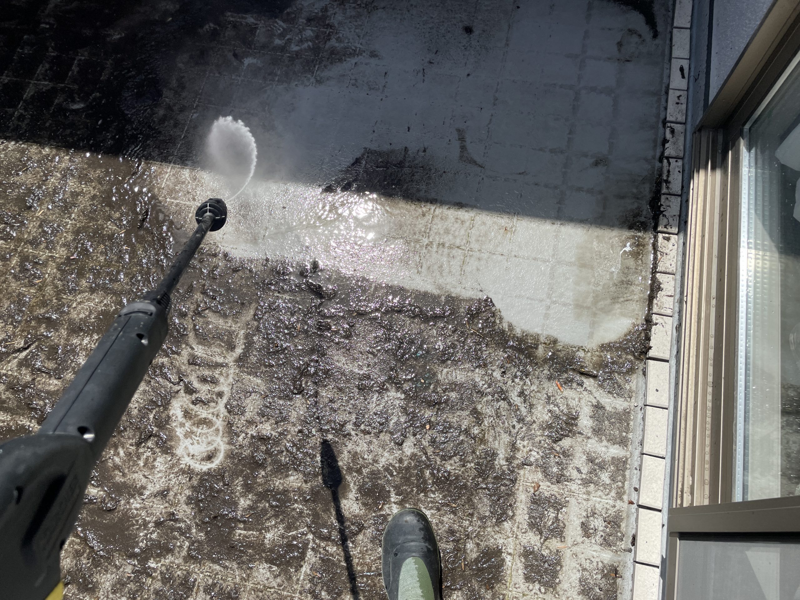 高圧洗浄ビフォー