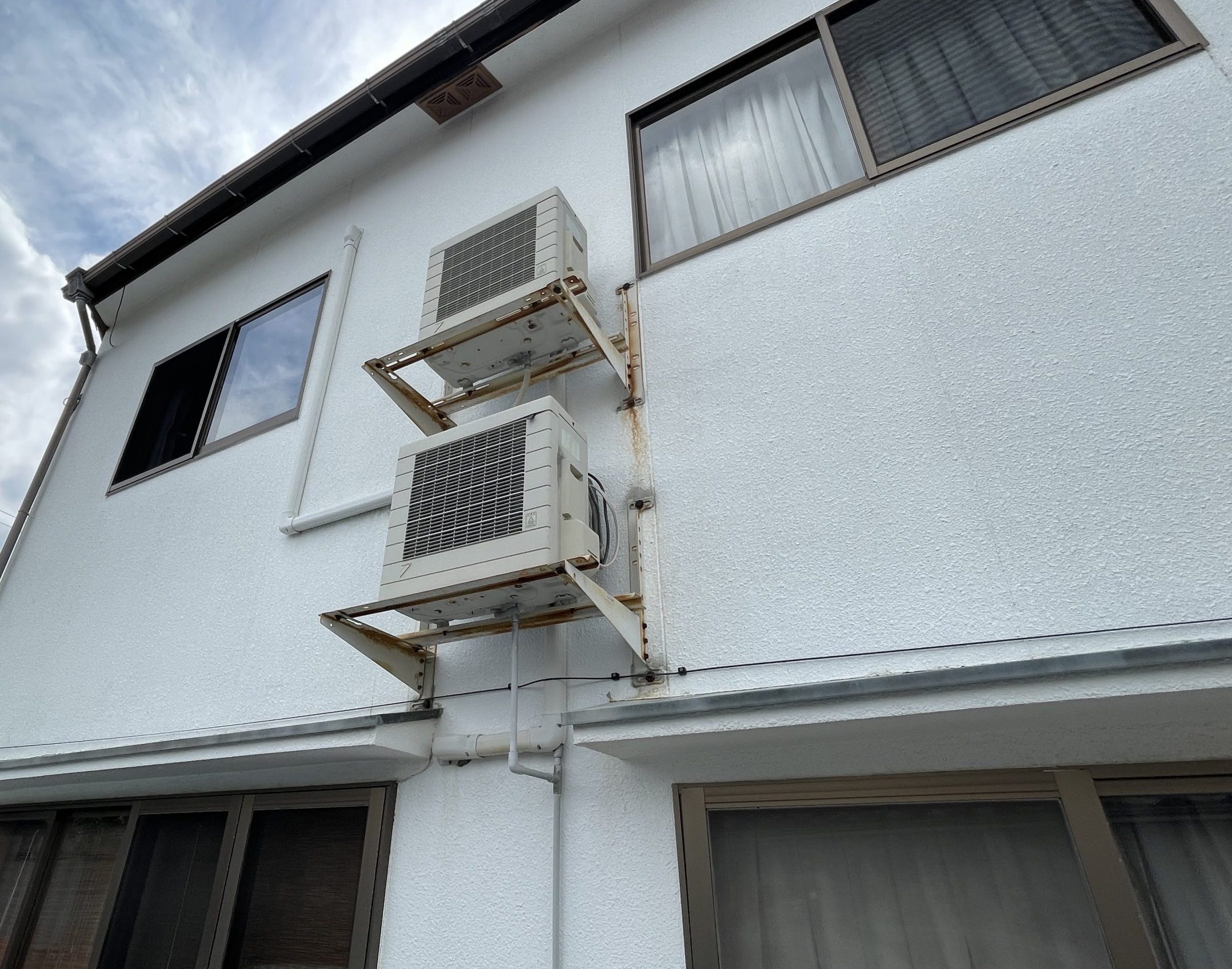 施工前の外壁の状態です