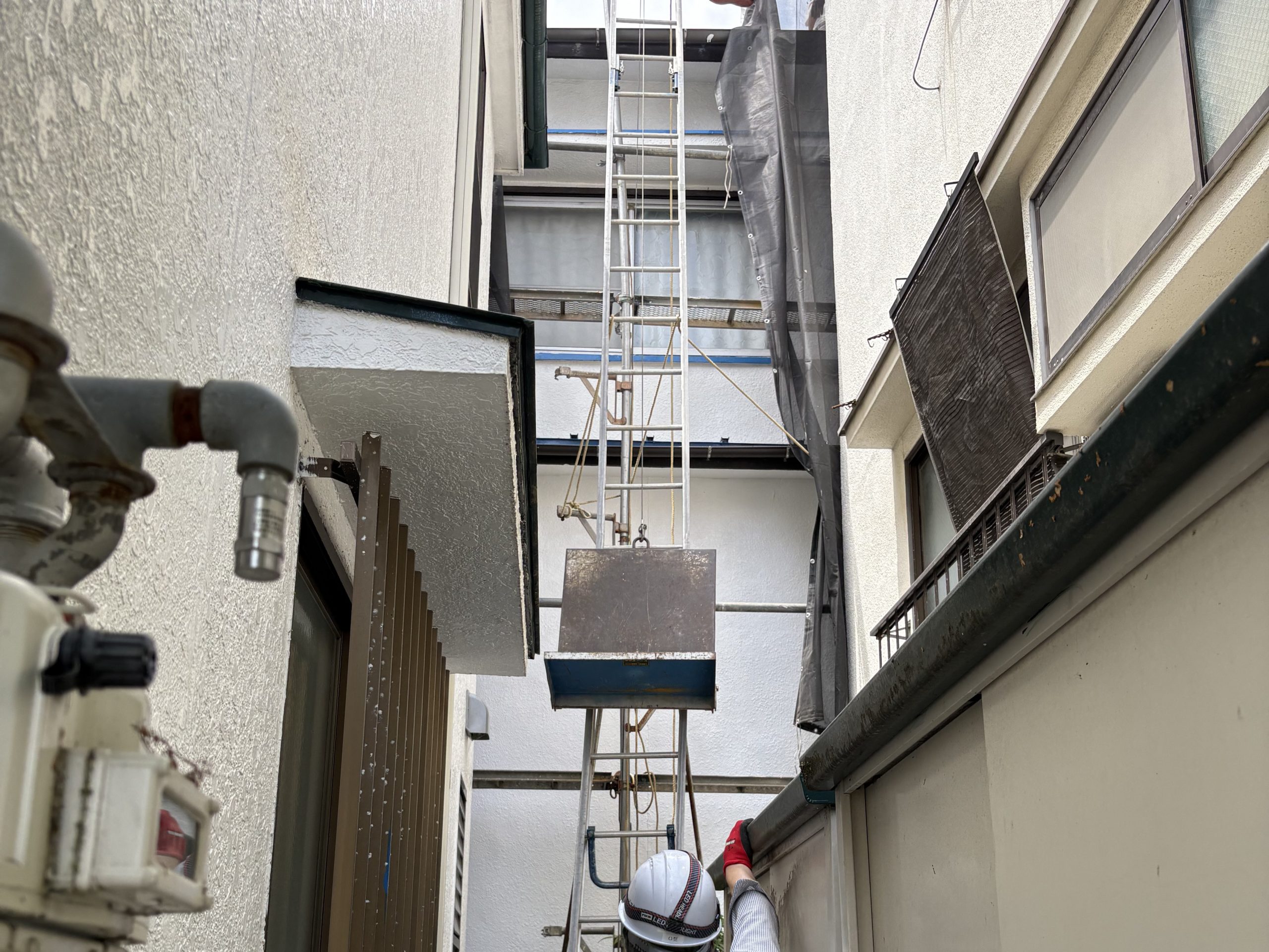 ソーラー撤去中