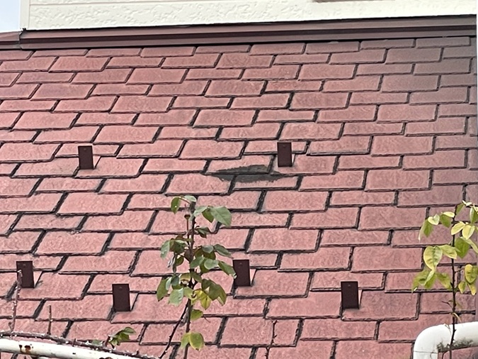 塗装前の屋根の状態です