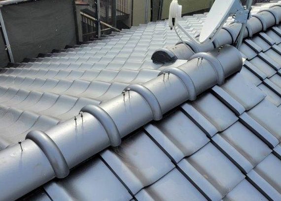 冠瓦のみで仕上げます