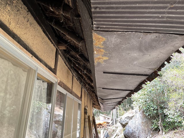 トタン屋根の調査