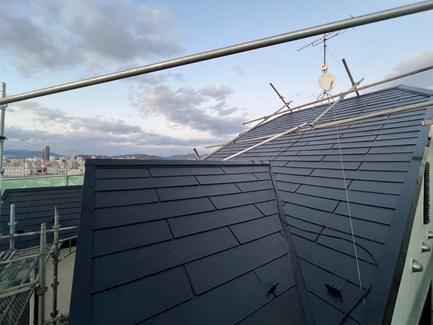 屋根塗装後の屋根です