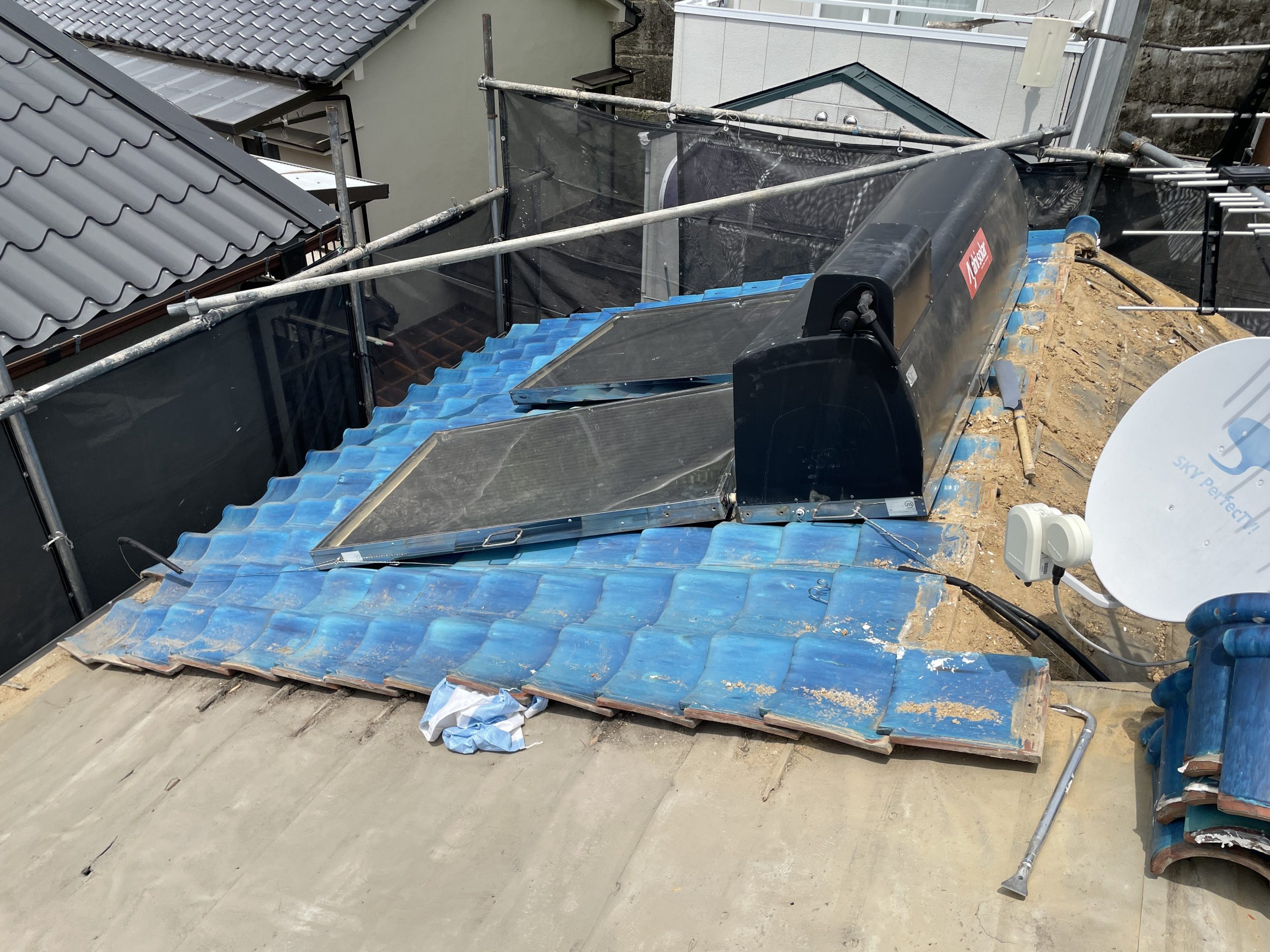 朝日ソーラー撤去していきます