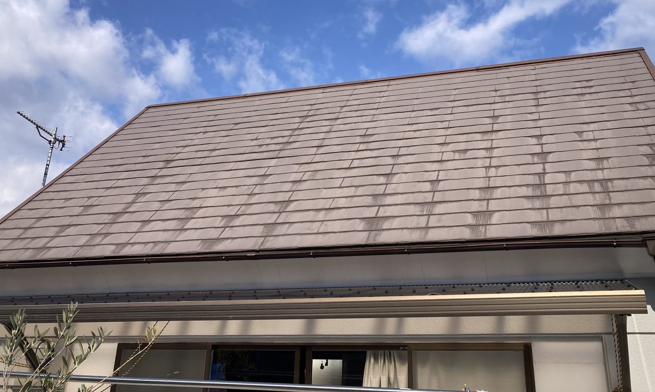 屋根カバー工法前