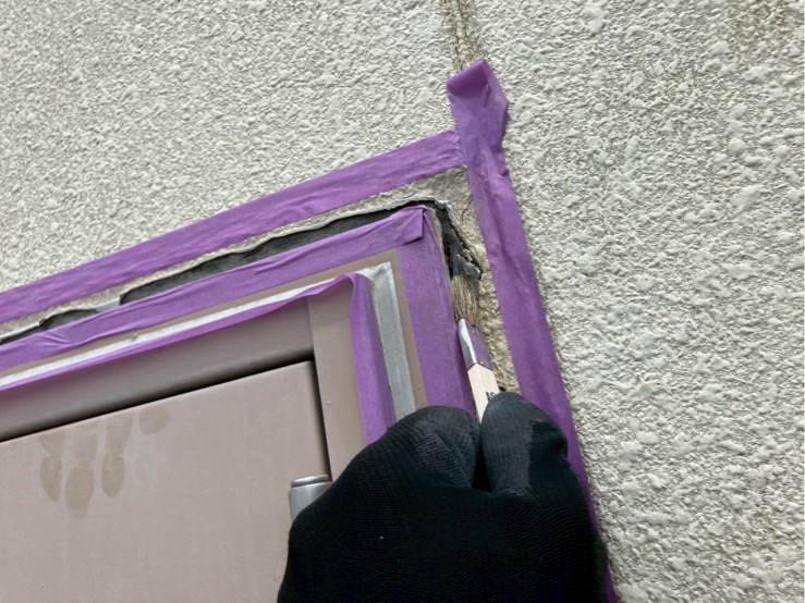 プライマー塗布作業