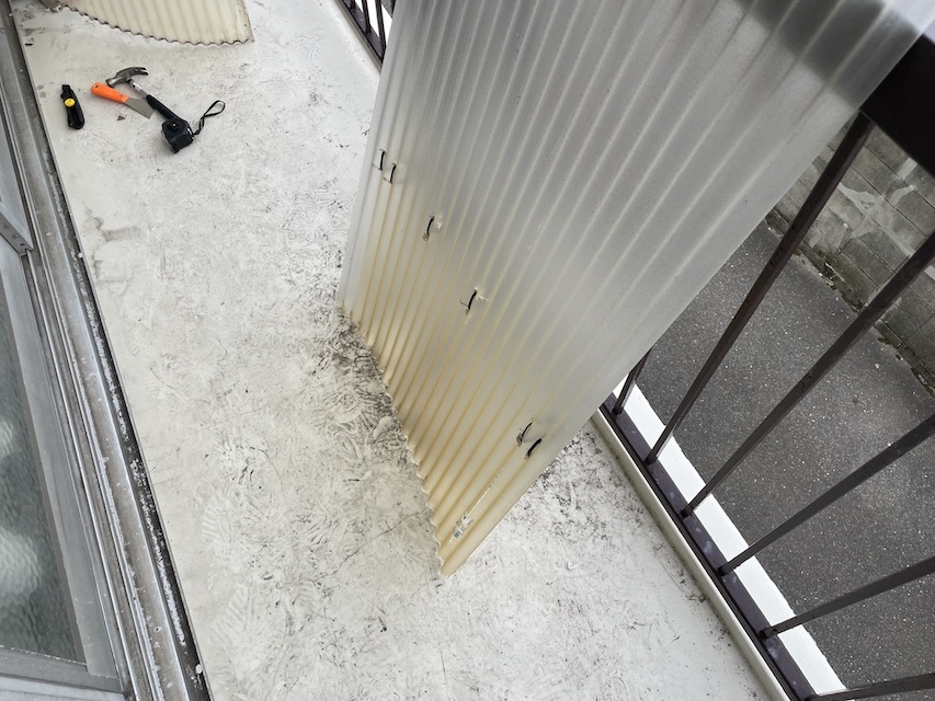 テラス屋根張り替え