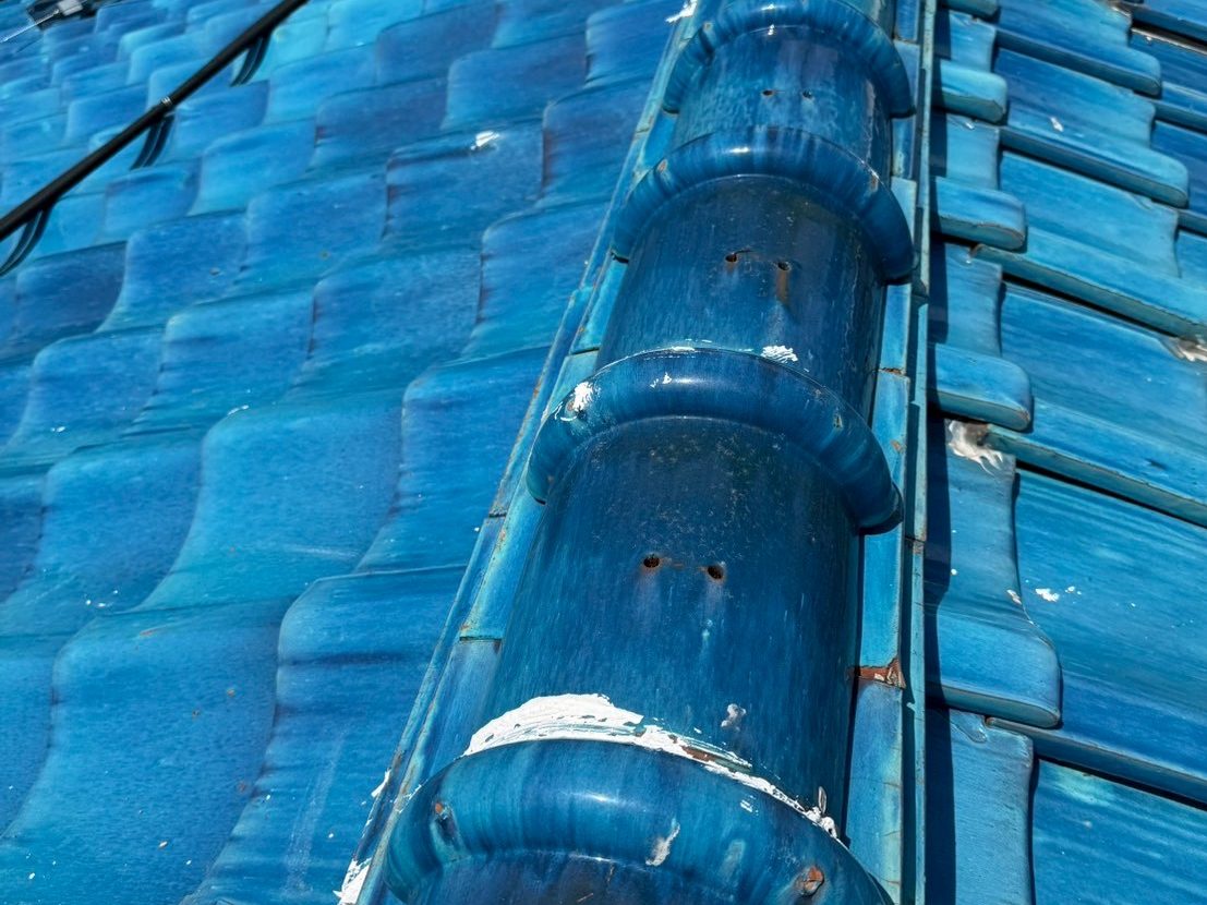 棟瓦の修繕方法