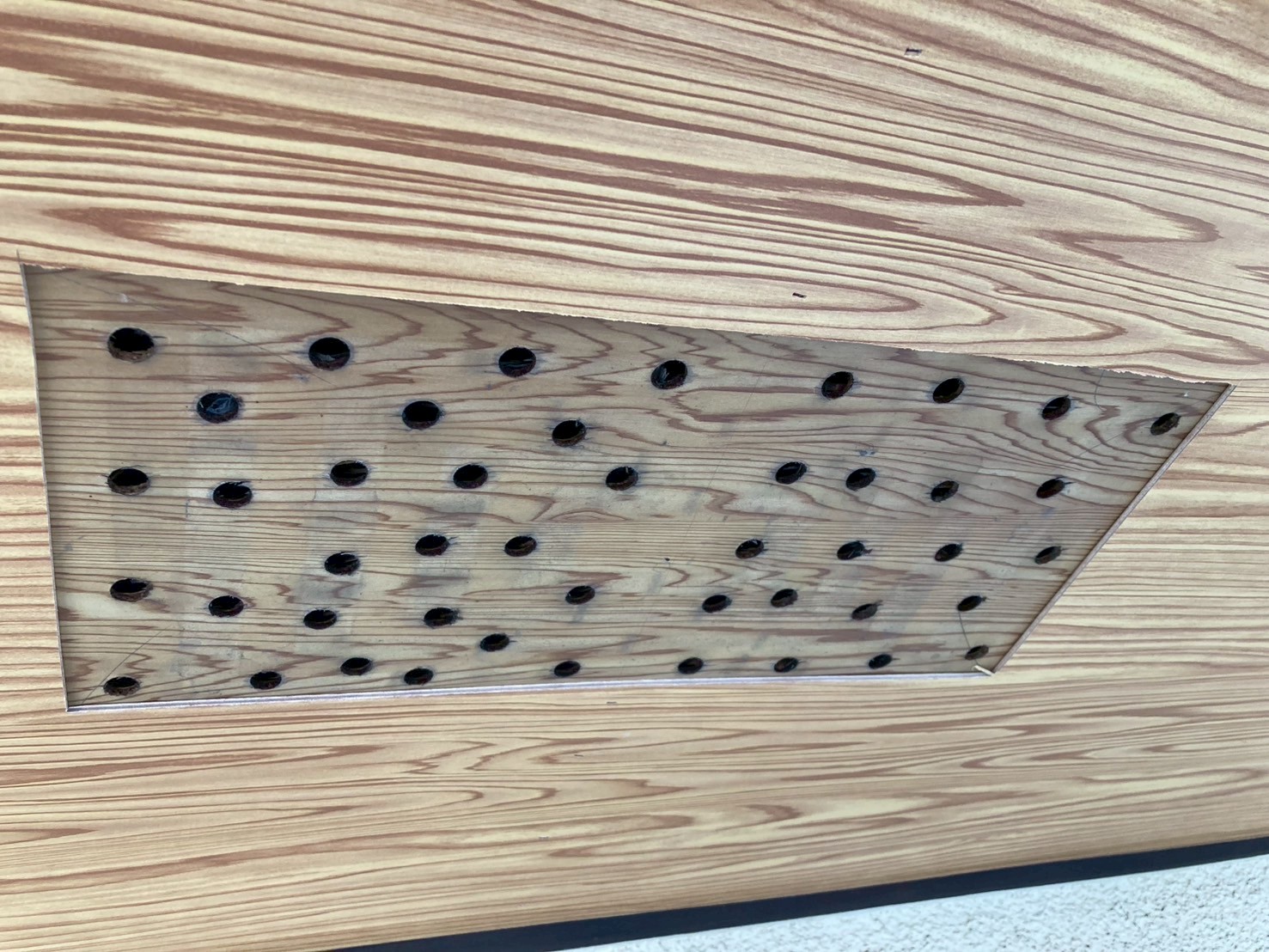 換気孔周りの写真です