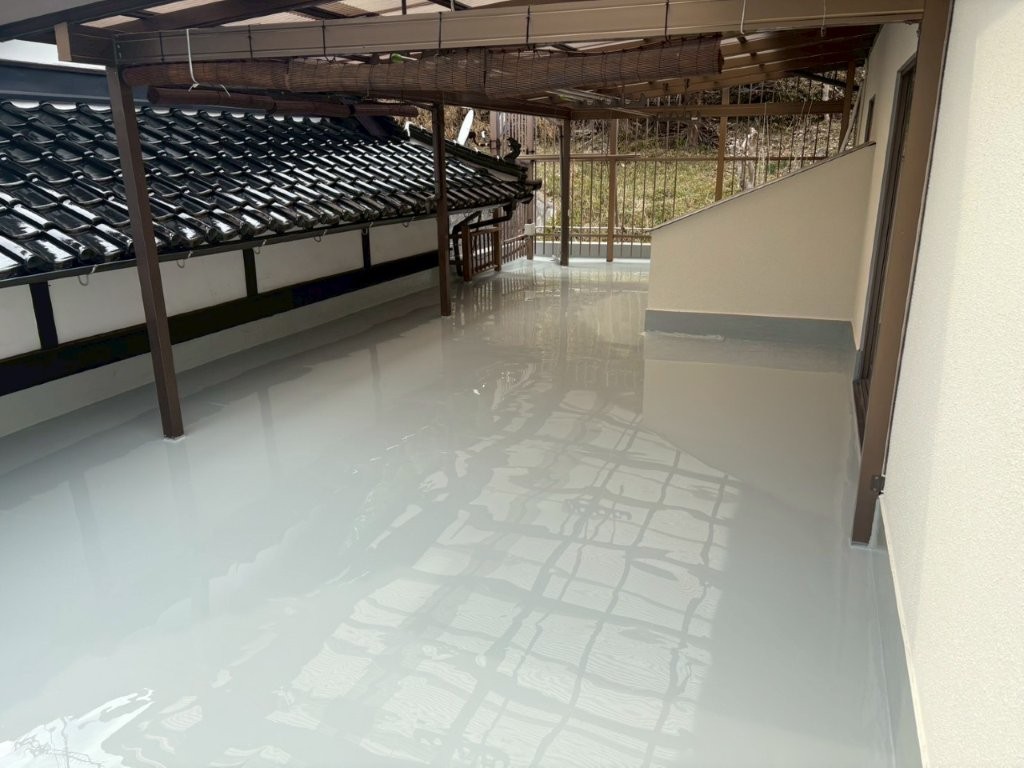 ウレタン防水完了