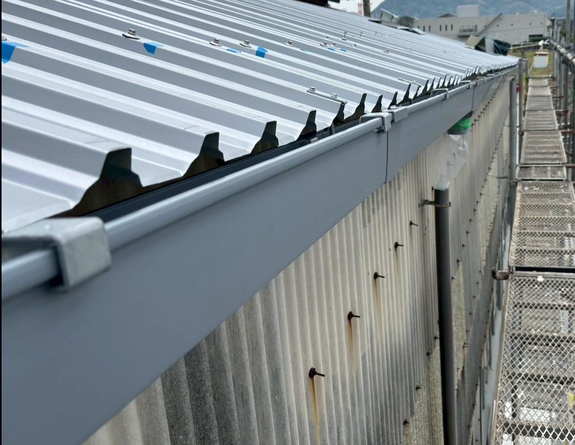 雨樋取付完了！