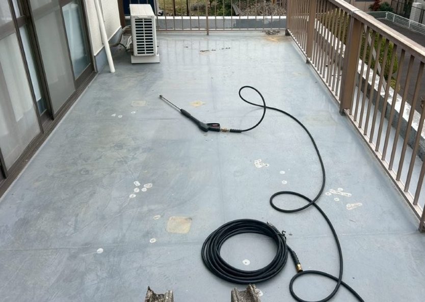 ウレタン防水工事前です