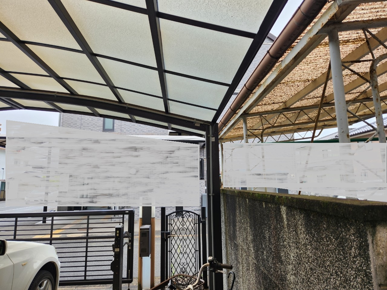 カーポート目隠しパネル