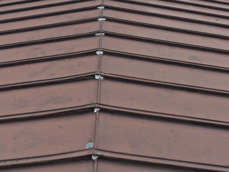 瓦棒部分・継ぎ目の劣化