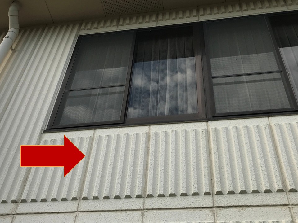 施工前のALC外壁