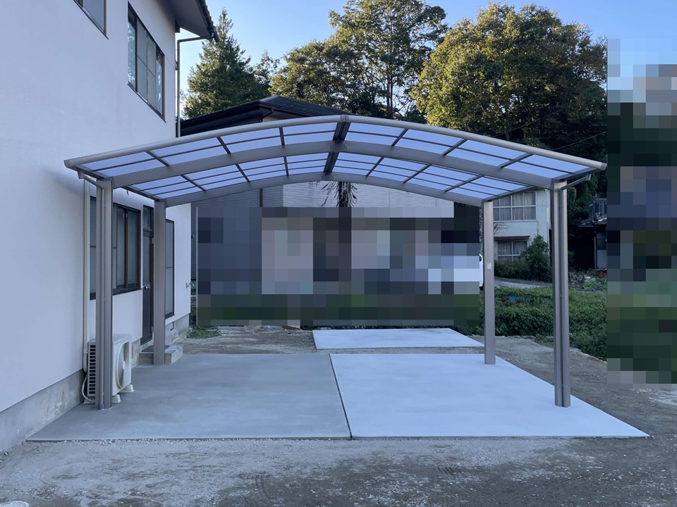 カーポート完成