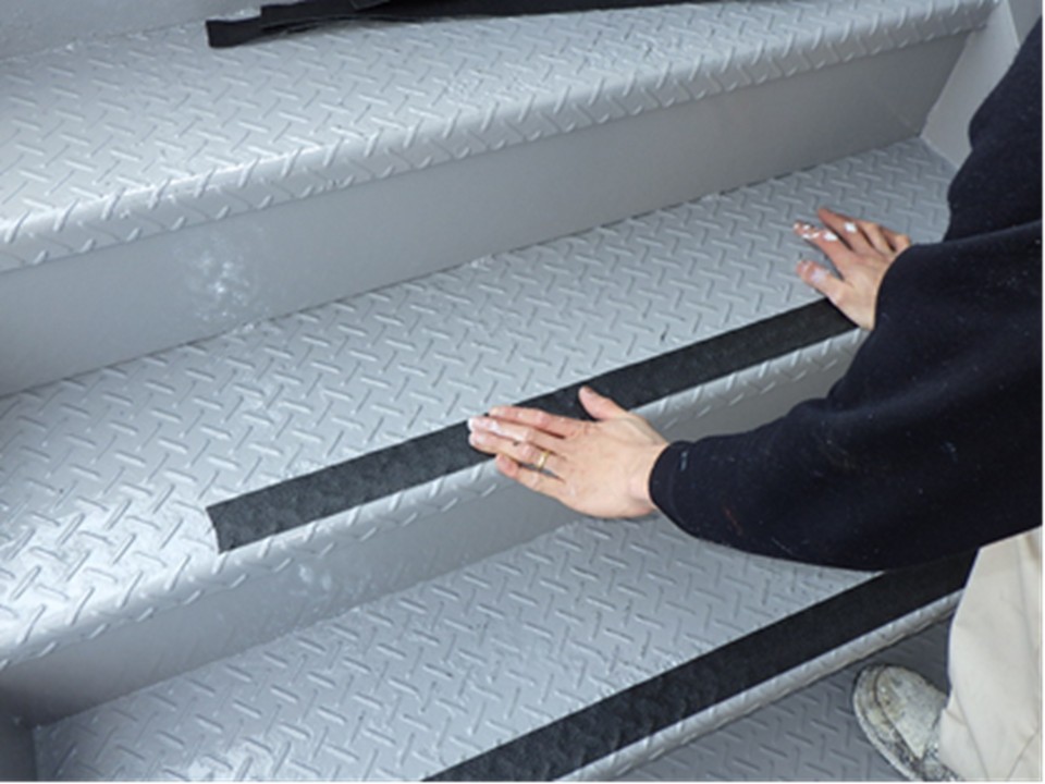 防滑シート施工