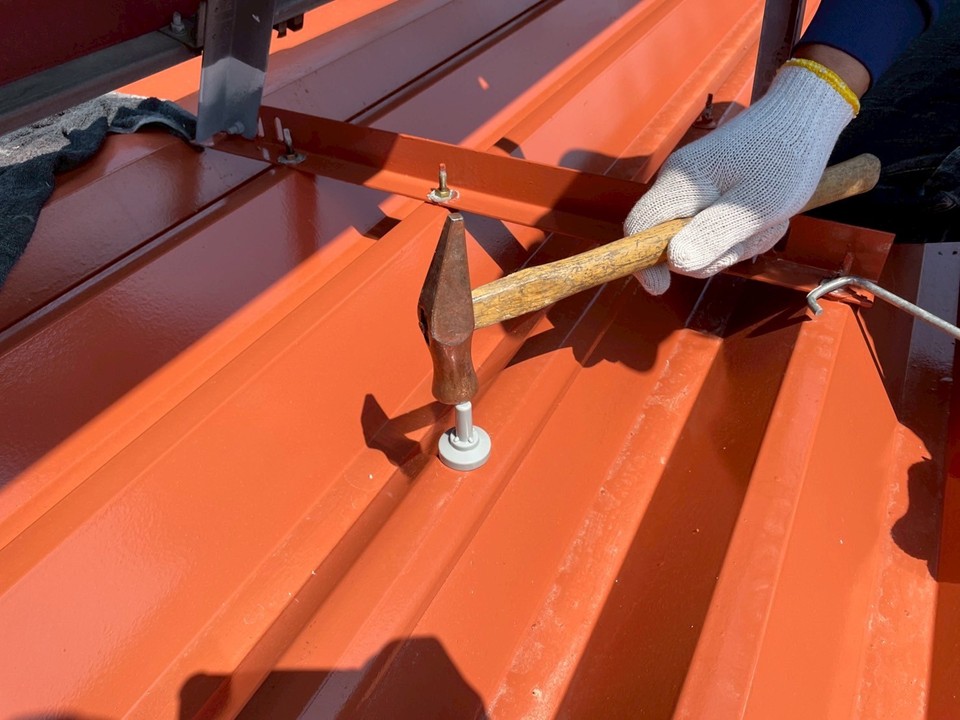 ビス部防錆処理＋キャップ取付