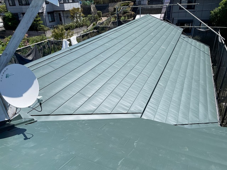 カバー工法完了です