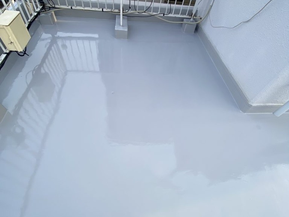 ウレタン防水工事　完成