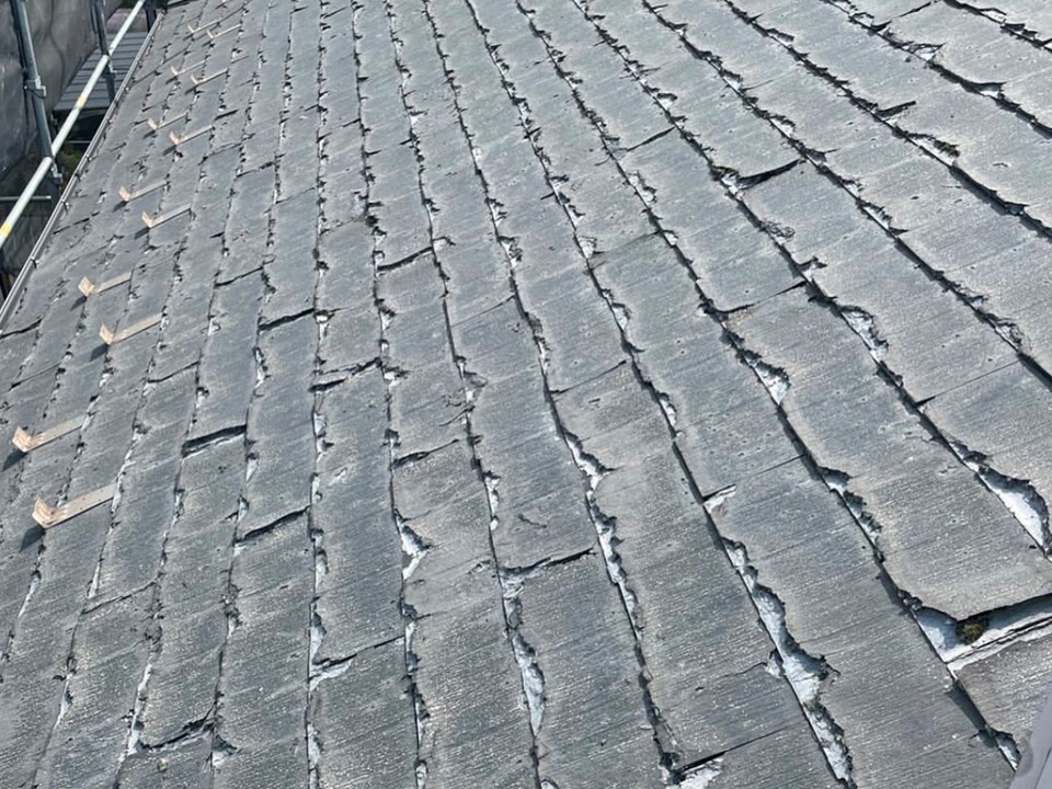 カバー工法前の屋根の状態