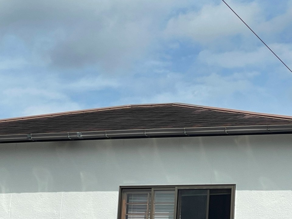 施工前のカラーベストの状態です